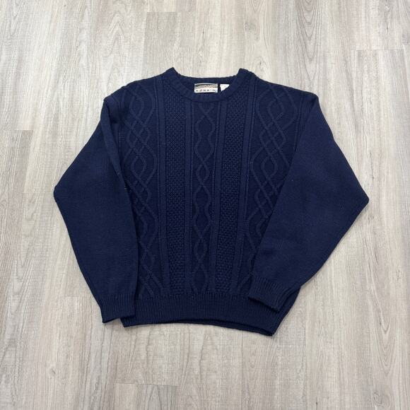 Vintage Other - Vintage Bobbio Sweater Men's Extra Large XL Blue Knit Fisherman Chunky 90s Wool